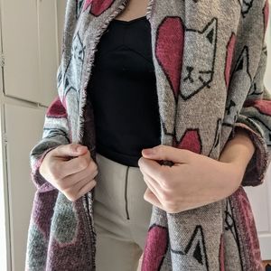 Heart Cat Scarf